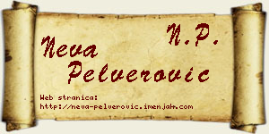 Neva Pelverović vizit kartica
